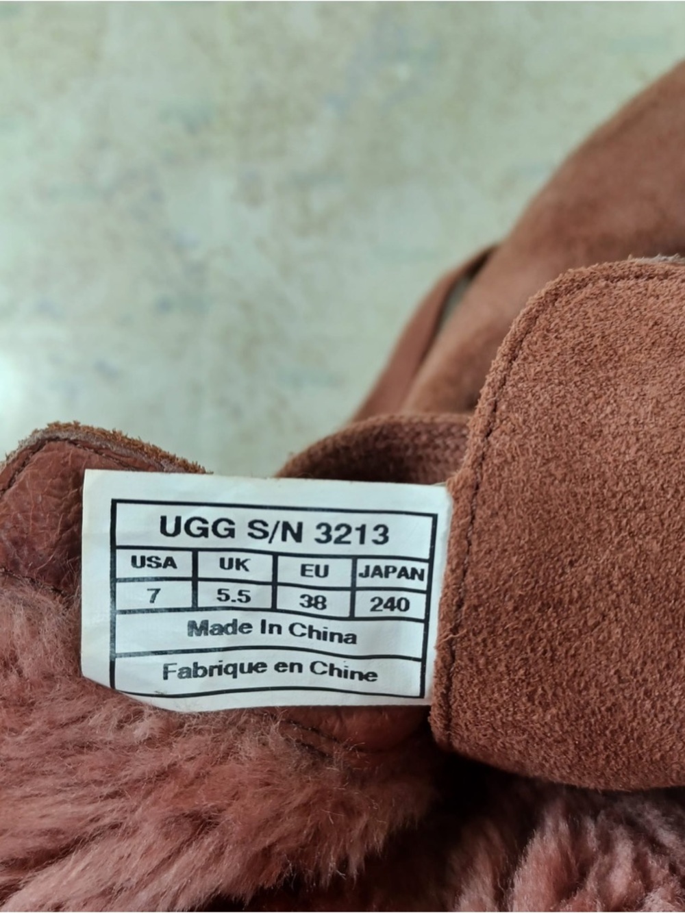 UGG Women's Lace-Up Suede Ankle Boots in Rose Brown - Picture 9 of 9